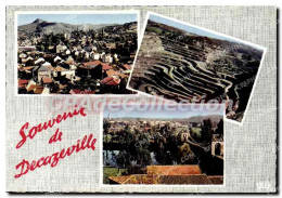 Delcampe - CPA Decazeville Aveyron La Decouverte Pont Suspendu Sur Le Lot Vue Generale - Decazeville