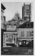 Delcampe - 89 AUXERRE EGLISE SAINT PIERRE ET PORTE SAINT PERE - Auxerre