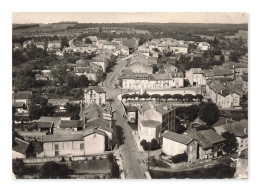 Delcampe - Gerbéviller – Place De La Mortagne Et Le Monument, Vue Aérienne – CPSM France - Gerbeviller