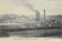 Delcampe - MONTBARD Vue D' Ensemble Des Usines - Montbard