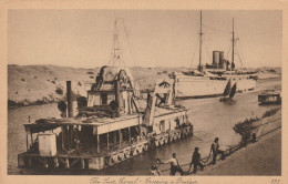 Delcampe - SUEZ CANAL CROISEMENT D'UNE DRAGUE - Sues