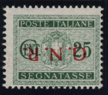 Delcampe - Regno “G.N.R.” Sovrastampa Capovolta Firmato Guglielmo Oliva - Autres & Non Classés