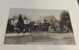 Delcampe - CARTE PHOTO Québec, Canada - Rare Carte Postale Ancienne Maison Patrimoniale Shaw CPA Glenbower, - Unclassified