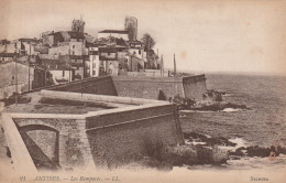 Delcampe - 06-Antibes Les Remparts - Antibes - Les Remparts
