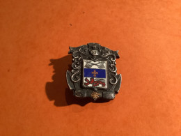 Delcampe - Insigne Militaire Marine Cuirasse Jean Bar Graveur Courtois - Marine