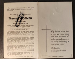 Delcampe - THERESIA COENEN ° MEERHOUT 1882 + 1953 / AUGUST LODEWIJCKX - Santini