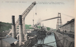 Delcampe - Port Militaire De Brest L'arrière Port Et Le Pont Transbordeur - Brest