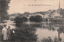 Delcampe - Le Blanc Vue Sur La Creuse - Le Blanc