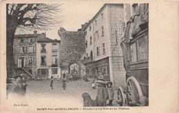 Delcampe - Saint-pal-en-chalancon Entrée Du Château - Autres & Non Classés
