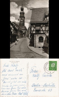 Delcampe - Lauf A.d.Pegnitz Johannisstraße, Apotheke, Frau Mit Fahrrad 1960 - Lauf
