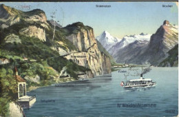 Delcampe - Flueelen UR Bristenstock  Axenstrasse Tellskapelle X 1910 - Sonstige & Ohne Zuordnung