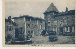 Delcampe - Roybon Place Du Temple - Roybon
