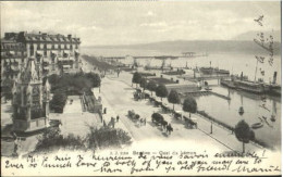 Delcampe - Genf GE Genf Quai Leman X 1903 - Sonstige & Ohne Zuordnung