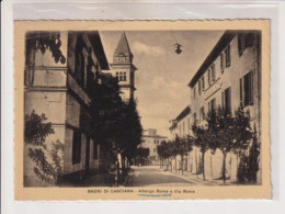 Delcampe - BAGNI DI CASCIANA  PISA  ALBERGO ROMA E VIA ROMA  VG  1951 - Pisa