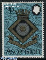 Delcampe - Ascension 1973 9p, Stamp Out Of Set, Mint NH, History - Coat Of Arms - Ascension