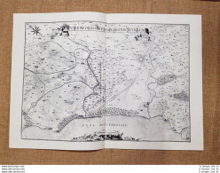 Delcampe - Grosseto E Lago Di Castiglione Granducato Di Toscana Odoar. Warren 1749 Ristampa - Landkarten