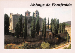Delcampe - 11 NARBONNE Abbaye De Fonfroide Et Ses Cyprès De Provence 19 (scan Recto Verso)KEVREN0746 - Narbonne