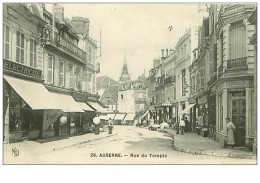 Delcampe - 89.AUXERRE.RUE DU TEMPLE.PHOTOGRAPHIE.ELECTRICITE.CONFISERIE - Auxerre