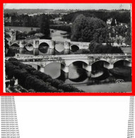 Delcampe - CPSM/gf (86) SAINT-SAVIN-sur-GARTEMPE.  Les Deux Ponts Sur La Gartempe...S1710 - Saint Savin