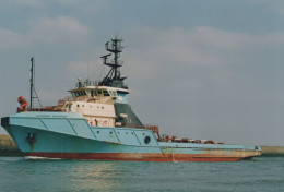Delcampe - Tugboat MAERSK SHIPPER Postcard Size Real Photo #SEV587 - Schlepper