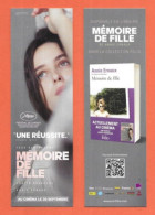 Delcampe - Marque Page Folio.   Annie Ernaux.   Mémoire De Fille.   Egalement Au Cinéma.   Bookmark. - Lesezeichen