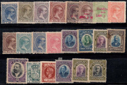 Delcampe - Caraïbes 1890-1910 Neuf * 40% Roi Alphonse XIII, Célébrités - Nuevos