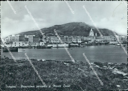 Delcampe - Bn331 Cartolina Trapani Citta' Panorama Parziale E Monte Erice - Trapani