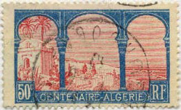 Delcampe - France Poste Obl Yv: 263 Mi:247 Centenaire Algérie (TB Cachet Rond) - Gebraucht