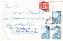 Delcampe - ARGENTINA 1966 AIRMAIL LETTER SENT FROM BUENOS AIRES TO DONAUESCHINGEN - Briefe U. Dokumente