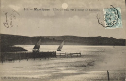 Delcampe - CPA Martigues Effet De Nuit Et I'Etang De Caronte - Martigues