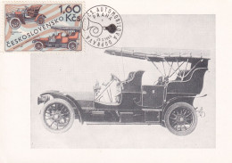 Delcampe - Automobil Firmy  Laurin & Klement Typu E S.americkou Strechou Vyrobeny V R.1907.(Postmark 25 3 1969) - Tschechische Republik
