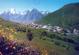Delcampe - LES DEUX ALPES (38) - Les 2 Alpes (station, 1650 M), La Muzelle Et L'Aiguille De Venosc - CPM - Non Circulée - Vénosc