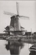 Delcampe - Nederland Molen ,,De Windhond'' A.d. 1910 Real Photo Unposted #SFK714 - Dordrecht