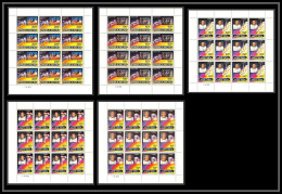 Delcampe - 60025 Mi N°420/424 Pa N°130/134 Apollo 17 Espace (space) Haute Volta Feuille Sheet MNH - Afrika