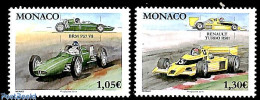 Delcampe - Monaco 2019 Racing Cars 2v, Mint NH, Sport - Autosports - Nuevos