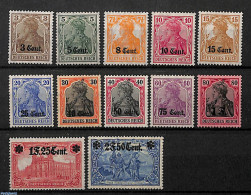 Delcampe - Belgium 1916 Etappengebiet West 12v, Unused (hinged), History - World War I - Ungebraucht