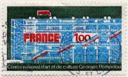 Delcampe - France Poste Obl Yv:1922 Mi:2010 Centre National D'art & De Culture G.Pompidou (TB Cachet Rond) - Musées