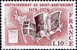 Delcampe - France Poste N** Yv:1985 Mi:2067 Rattachement De Saint-Barthélemy - Postzegels