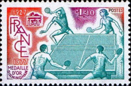 Delcampe - France Poste N** Yv:1961 Mi:2060 Médaille D'or Birmingham Tennis De Table - Tischtennis