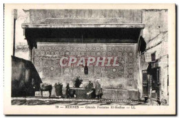 Delcampe - CPA Maroc Meknes Grande Fontaine EI-Hedine - Meknes