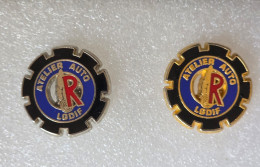 Delcampe - Lot 2 Pin's Gendarmerie - Atelier Auto LGDIF - Boussemmart - Lotti