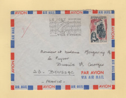 Delcampe - Reunion - Le Port - Ville D Avenir - Par Avion Detsination France - Covers & Documents