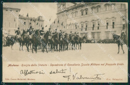 Delcampe - Modena Città Militari PIEGHINA Cartolina XB3623 - Modena