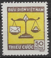 Delcampe - Vietnam Mnh ** 1955 14 Euros Postage Due - Viêt-Nam