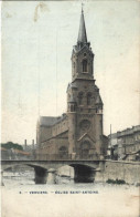 Delcampe - VERVIERS  :  Eglise Saint-Antoine Couleur. - Verviers