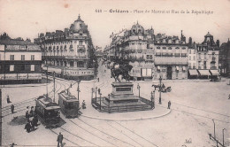 Delcampe - 45 ORLEANS PLACE DU MARTROI ET RUE DE LA REPUBLIQUE - Orleans