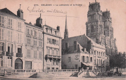Delcampe - 45 ORLEANS LA CATHEDRALE ET LE THEATRE - Orleans
