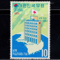Delcampe - KR0689 Korea 1971 Inter-Korean Red Cross Talks Map 1V MNH - Corée Du Sud