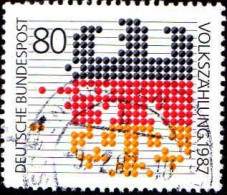 Delcampe - RFA Poste Obl Yv:1141 Mi:1309 Volkszählung Recensement De La Population (cachet Rond) - Timbres