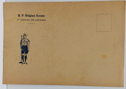 Delcampe - Baden Powell Belgian Scouts 1re TROUPE DE LOUVAIN Carte Invitation Réunion De Patrouille. - Scoutisme